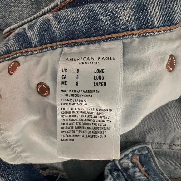 AE Strigid High-Waisted Stovepipe Jean - Picture 3 of 5